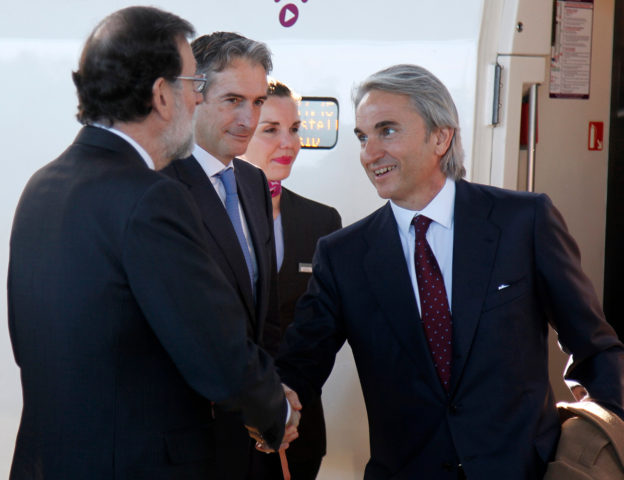 Manuel Broseta, en la inauguración del AVE a Castellón