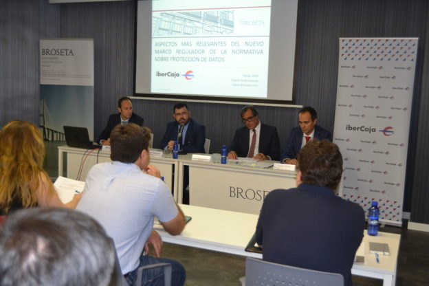 BROSETA e Ibercaja analizan el impacto en las empresas del nuevo Reglamento Europeo de Protección de Datos