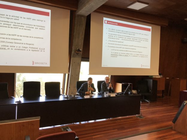 BROSETA, presente en el Congreso internacional sobre tendencias en Derecho de la Competencia