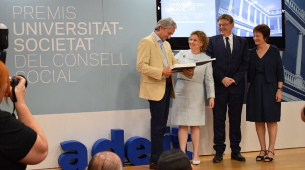 Manuel Broseta, reconocido por su labor como presidente del Consell Social de la Universitat de València