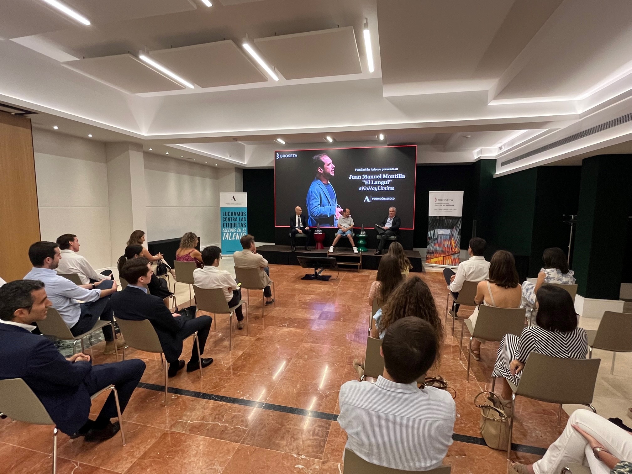 Encuentro BROSETA – Fundación Adecco con Juan Manuel Montilla, El Langui