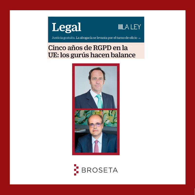 Cinco años de la RGPD en la UE: los gurús hacen balance