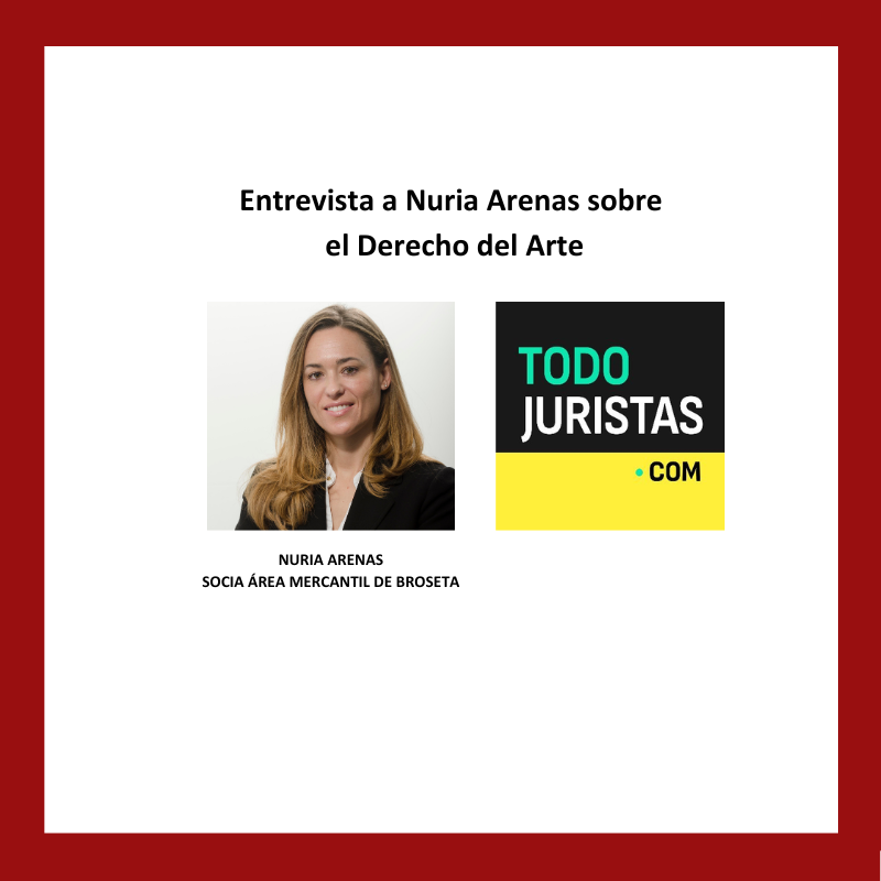 Entrevista a Nuria Arenas sobre el Derecho del Arte en Todojuristas