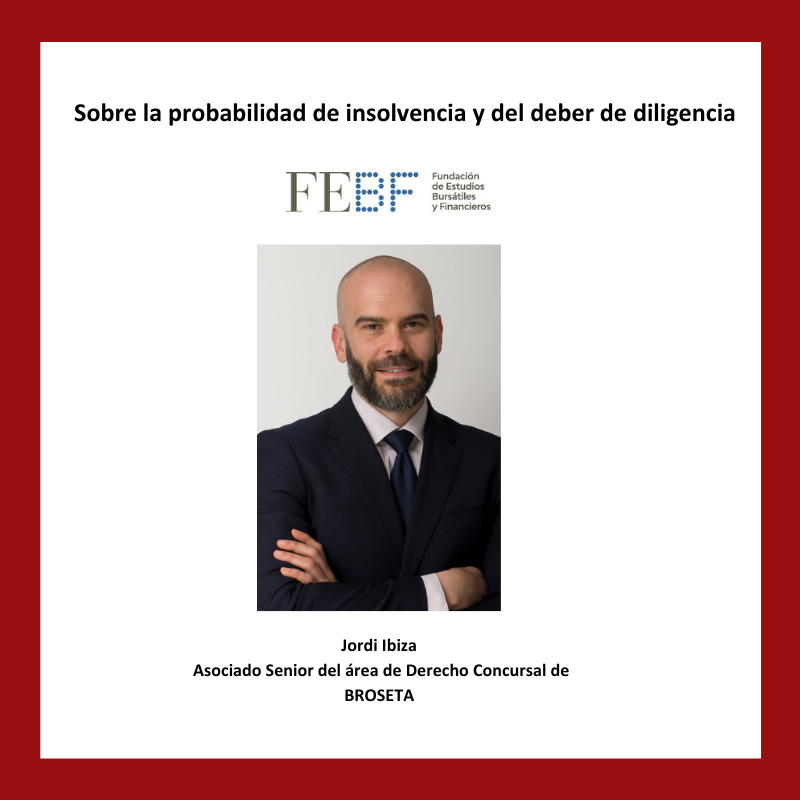 Sobre la probabilidad de insolvencia y del deber de diligencia