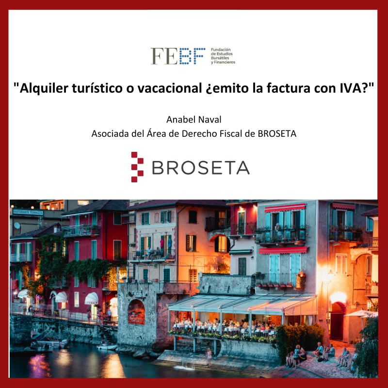 Alquiler turístico o vacacional ¿emito la factura con IVA?