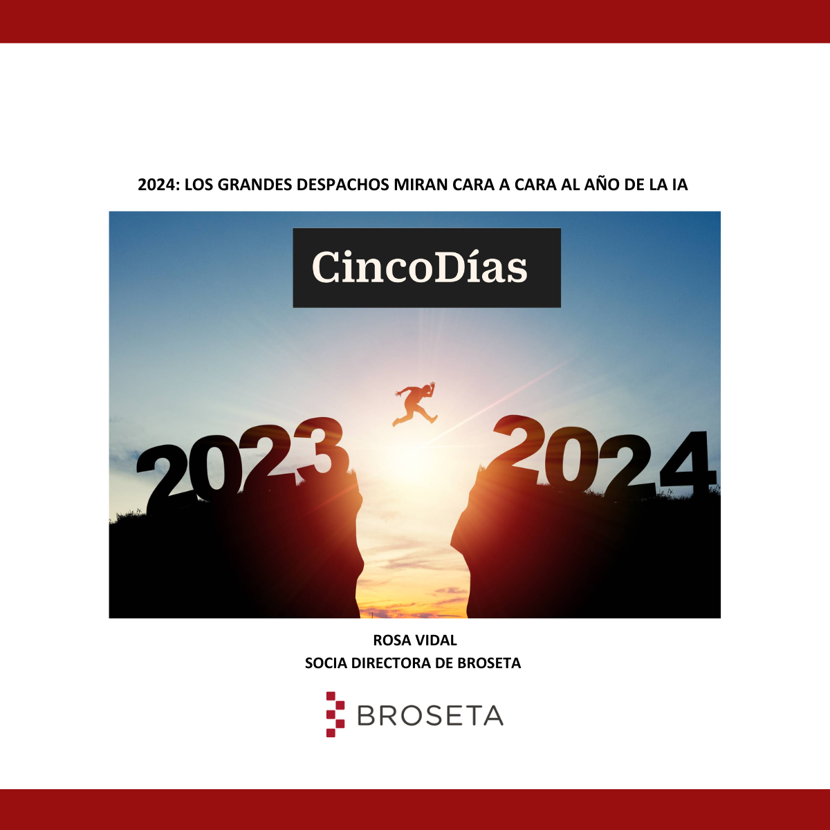 2024: los grandes despachos miran cara a cara al año de la IA. Cinco Días