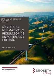 Newsletters: Novedades normativas y regulatorias en materia de Energía. Enero 2025