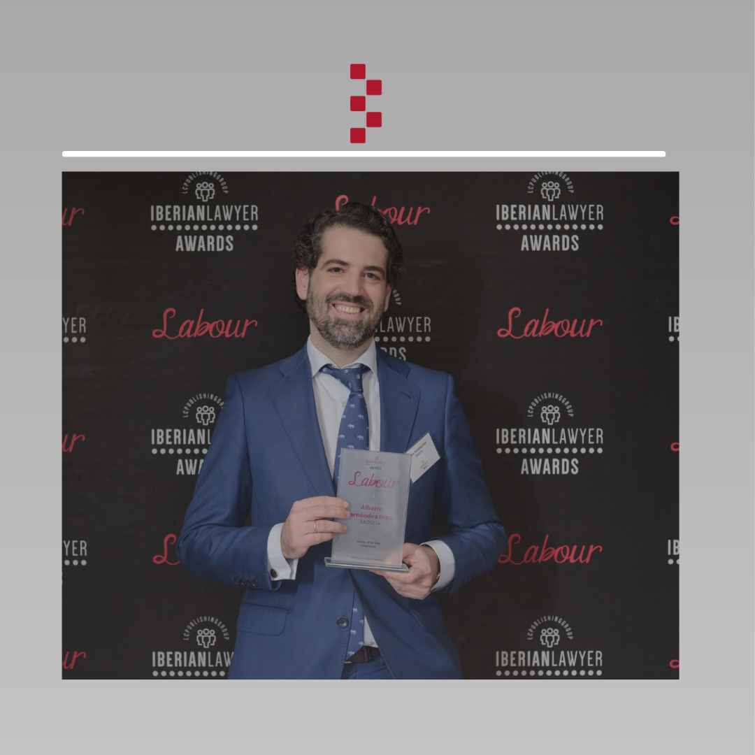 Alberto Fernández Irízar, reconocido como Lawyer of the Year Litigation, en los Iberian Lawyer Labour Awards 2025