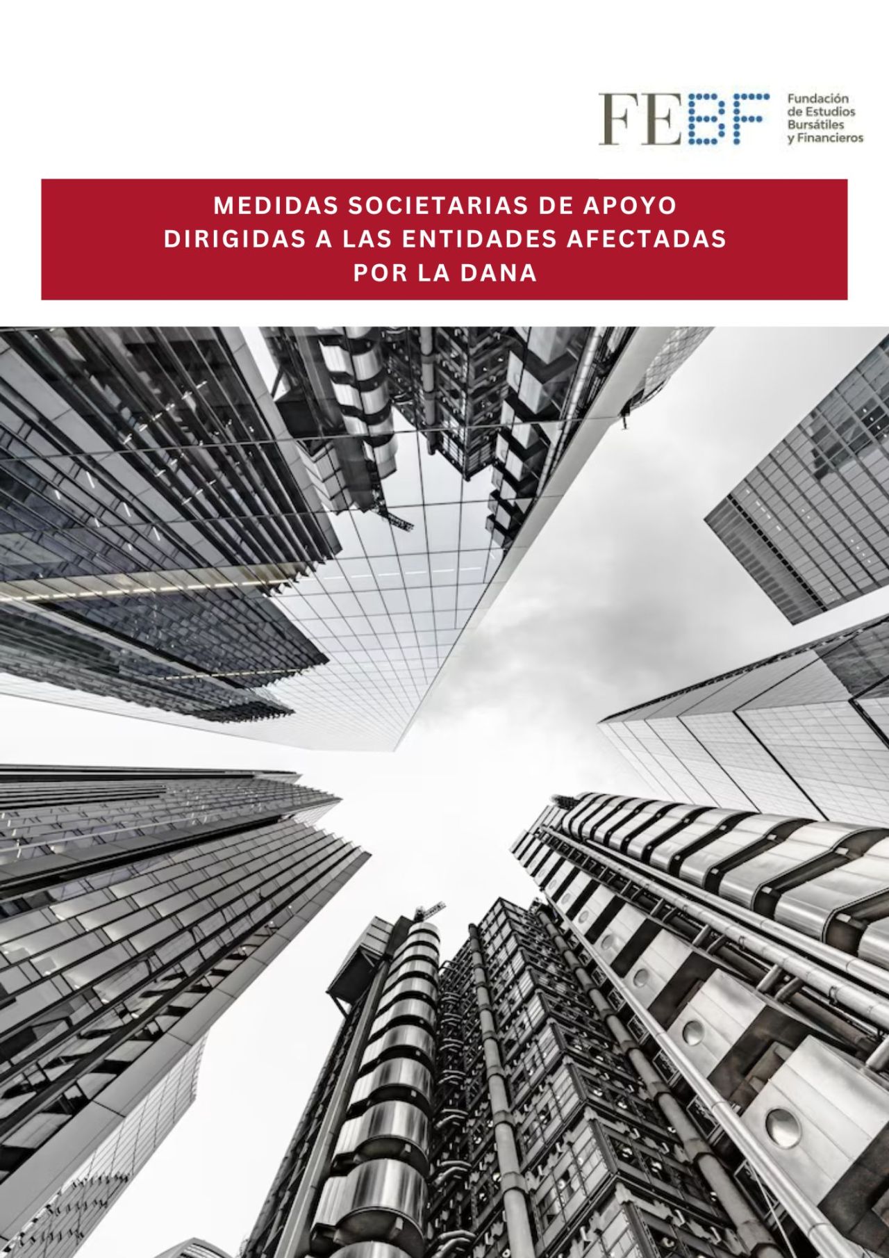 Medidas societarias de apoyo dirigidas a las entidades afectadas por la DANA. FEBF