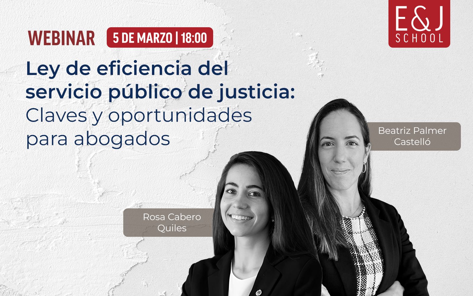 BROSETA participa en un webinar sobre la Ley de Eficiencia del Servicio Público de Justicia
