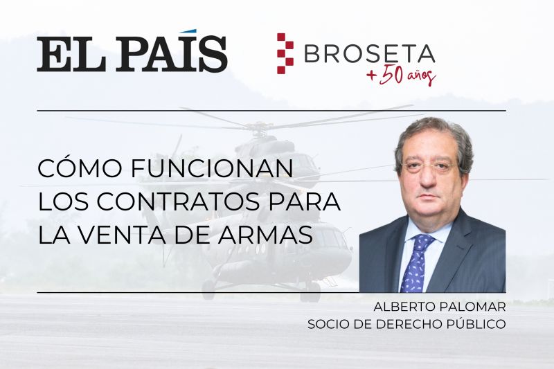 Cómo funcionan los contratos para la venta de armas. El País.