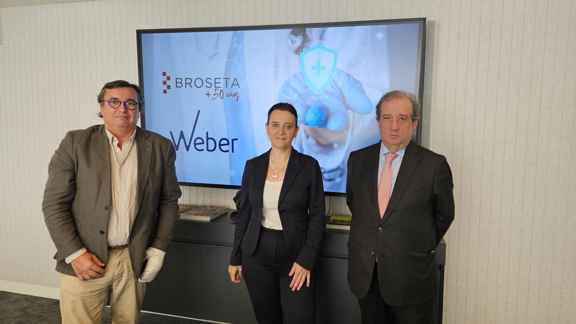 BROSETA y WEBER firman un acuerdo para colaborar en la prestación de servicios a empresas e instituciones en temas relacionados con proyectos de investigación, desarrollo e innovación, dentro del ámbito sanitario y farmacéutico.