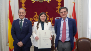 Noelia Jiménez, ganadora en la Sección de Derecho Administrativo en la VII edición de los premios a la Innovación Jurídica