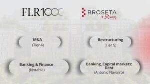 Los directorios internacionales IFLR 1000 e ITR destacan el desempeño de BROSETA en su última edición