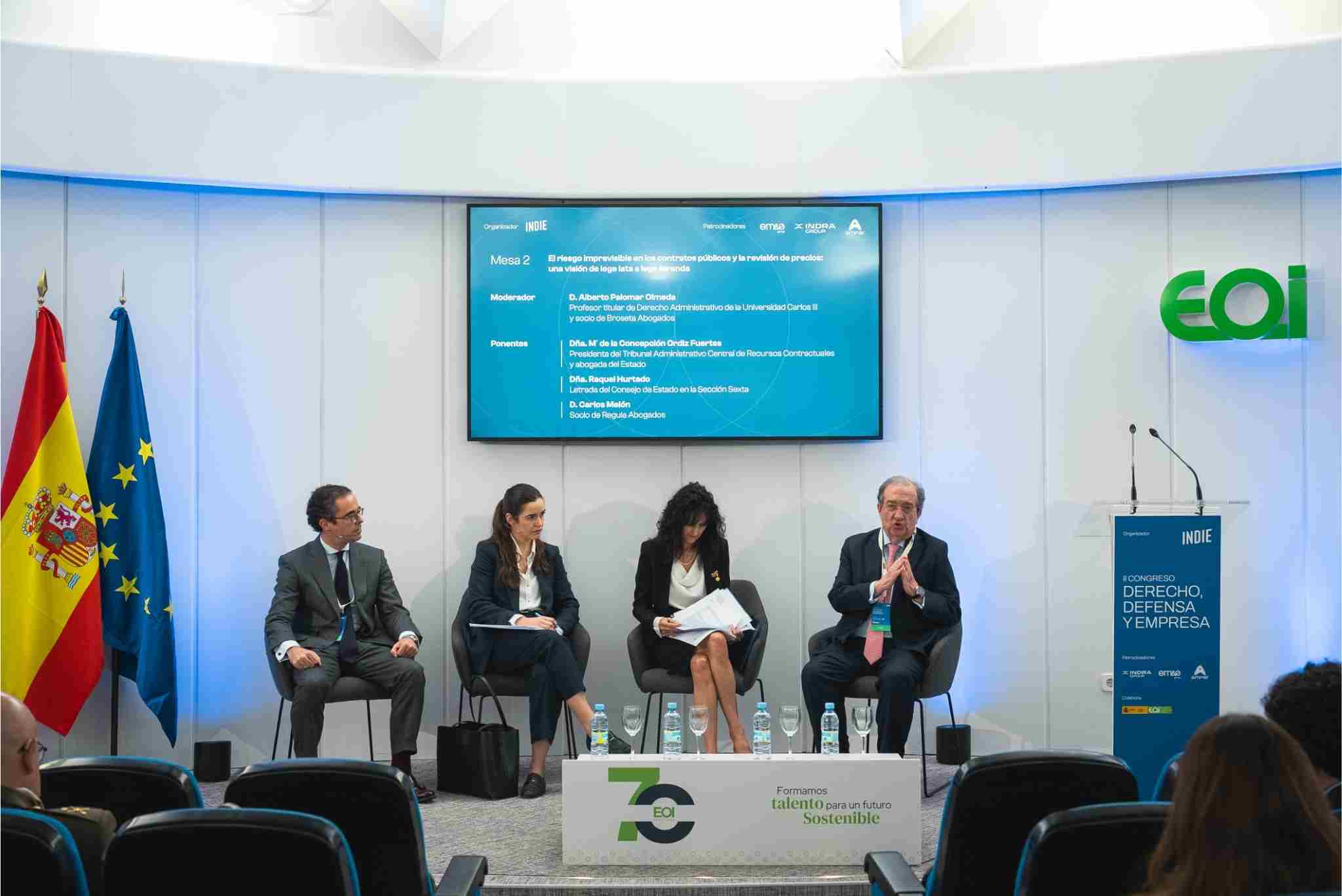 Broseta en el II Congreso Derecho, Defensa y Empresa de EOI