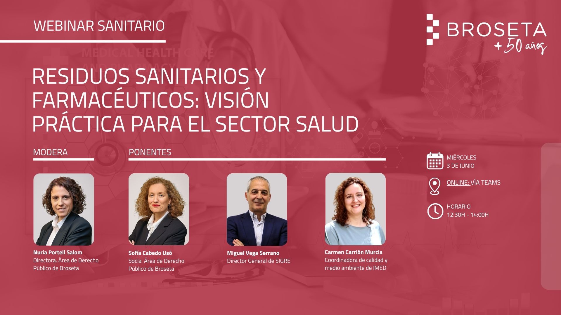 Celebramos un nuevo foro de reflexión sobre los retos del sector salud