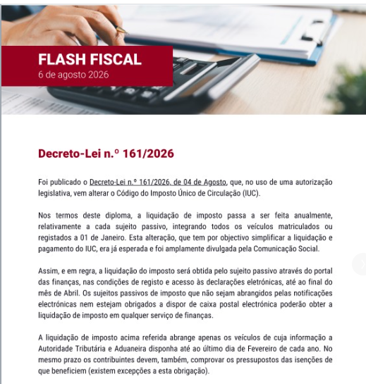 Decreto-Lei n.º 161/2026,
